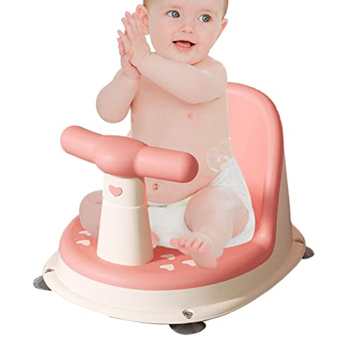 HAMIL Antislip babybadzitje   Zuigelingen Badstoel voor Bad Baby Douche Kruk Stoelen voor Bad Zittend 6-18 maanden babybadstoel voor badkuip, badkamerstoelen voor baby's