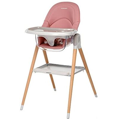 Foppapedretti Bonito kinderstoel voor kinderen van 6 tot 36 maanden (max. 15 kg), babystoel, roze Foppapedretti Bonito kinderstoel voor kinderen van 6 tot 36 maanden (max. 15 kg), babystoel, roze