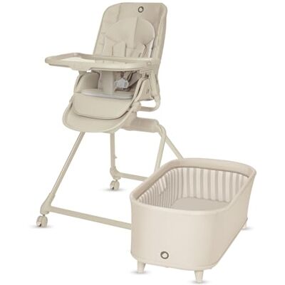 Lionelo Maddie Set 3-in-1: Kinderstoel Baby, Babybedje en Wipstoel Vanaf de geboorte tot 36 maanden, 360° Draaibaar, Verstelbare Rugleuning, Voetsteun, T25 Matras, 5-Punts Gordel, met Dienblad Lionelo Maddie Set 3-in-1: Kinderstoel Baby, Babybedje en Wipstoel Vanaf de geboorte tot 36 maanden, 360° Draaibaar, Verstelbare Rugleuning, Voetsteun, T25 Matras, 5-Punts Gordel, met Dienblad