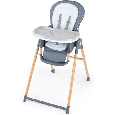 Ingenuity , Proper Positioner Deluxe kinderstoel 7-in-1 converteerbare babyzitje, met houtprint poten, unisex, voor kinderen van 0-60 maanden Ingenuity , Proper Positioner Deluxe kinderstoel 7-in-1 converteerbare babyzitje, met houtprint poten, unisex, voor kinderen van 0-60 maanden