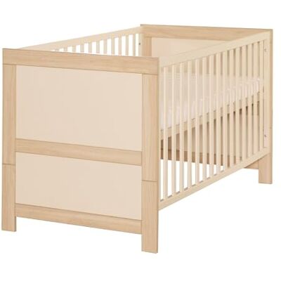 roba babybed Momo 70 x 140 cm – meegroeiend ledikant – in hoogte verstelbaar – ombouwbaar tot juniorbed – hout gelakt in cashmere/decor Tristan eik roba babybed Momo 70 x 140 cm – meegroeiend ledikant – in hoogte verstelbaar – ombouwbaar tot juniorbed – hout gelakt in cashmere/decor Tristan eik