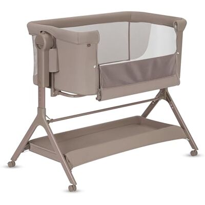 Lionelo Leonie Plus 3-in-1 Co-Sleeper, Wieg & Babybed 0-6 Maanden tot 9 kg 6 Hoogteposities, Kantelbare Matras, Mesh Zijkanten, Afneembare Bekleding, Grote Opbergmand, Wielen met Rem Lionelo Leonie Plus 3-in-1 Co-Sleeper, Wieg & Babybed 0-6 Maanden tot 9 kg 6 Hoogteposities, Kantelbare Matras, Mesh Zijkanten, Afneembare Bekleding, Grote Opbergmand, Wielen met Rem