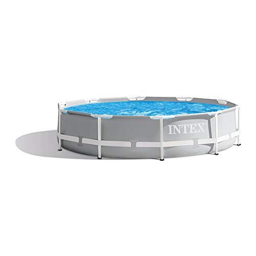 Intex Frame Pool Set Prisma Rondo Ø 305 x 76 cm, bovengronds zwembad, blauw/wit, 28702GN