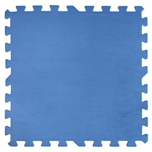 Gre MPF509P Pool bodembeschermer, 9 stuks, 8 mm dik, blauw, 51x 51 x 8 cm