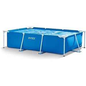 INTEX 28272NP Metal Frame Zwembad, 300cm x 200cm x 75cm Rechthoekig Blauw