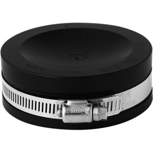 AquaForte Flexibele Eindkap 90mm, Gemaakt van PVC elastomeer, Extra Sterk, Gemakkelijk aan te sluiten en Dicht Goed af, Geen Lijm Nodig, Voor Drukloze of lage druk leidingen AquaForte Flexibele Eindkap 90mm, Gemaakt van PVC elastomeer, Extra Sterk, Gemakkelijk aan te sluiten en Dicht Goed af, Geen Lijm Nodig, Voor Drukloze of lage druk leidingen