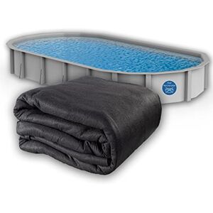 Liner Life Bovengronds zwembadfolie pad 18 'x 33' ovaal, beschermt de bodem van het bovengrondse zwembad en verlengt de levensduur van de voering, sterk en duurzaam perforatiebestendig polyester Liner Life Bovengronds zwembadfolie pad 18 'x 33' ovaal, beschermt de bodem van het bovengrondse zwembad en verlengt de levensduur van de voering, sterk en duurzaam perforatiebestendig polyester