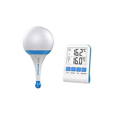 Steinbach 061340 zonnelamp met radiothermometer, blauw Steinbach 061340 zonnelamp met radiothermometer, blauw
