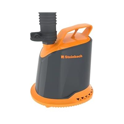 Steinbach Dompelpomp – 041055Y – ontwateringspomp met een opvoerhoogte van 132 cm – debiet tot 3.100 l/h – afzuiging tot resthoogte van 13 mm – kan vaste stofdeeltjes tot 2 mm aan Steinbach Dompelpomp – 041055Y – ontwateringspomp met een opvoerhoogte van 132 cm – debiet tot 3.100 l/h – afzuiging tot resthoogte van 13 mm – kan vaste stofdeeltjes tot 2 mm aan
