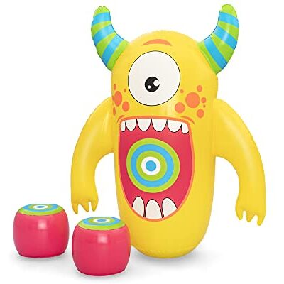 Bestway Opblaasbare boksbal met standaard voor kinderen Monster 120 cm Bestway Opblaasbare boksbal met standaard voor kinderen Monster 120 cm