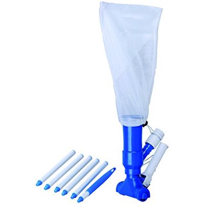 Steinbach Duo 61170 zwembadvloerreiniger met 1,5 m Venturi-effect aluminium paal en telescopische stangsleuf Steinbach Duo 61170 zwembadvloerreiniger met 1,5 m Venturi-effect aluminium paal en telescopische stangsleuf