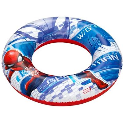 Bestway Spider-Man Zwemband voor kinderen, diameter 48 x 11 cm, opblaasbare zwemring, zwemhulp voor zwembad en zee, waterspeelgoed voor kinderen van 3-6 jaar Bestway Spider-Man Zwemband voor kinderen, diameter 48 x 11 cm, opblaasbare zwemring, zwemhulp voor zwembad en zee, waterspeelgoed voor kinderen van 3-6 jaar