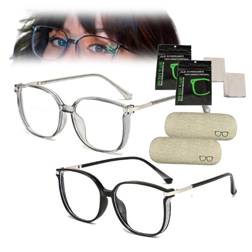 SLPB Libertyfer Reading Glasses, Women's Portable Fashion Anti-Blue Light Reading Glasses Glassesify Reading Glasses (400×,2B)