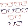 PartyKindom 6 Stuks Anti-Blauw Licht Brilmontuur Brillen Frame Decoratieve Brilmontuur Kantoor Brilmontuur Heren Bril Non Eyewear Vintage Brilmontuur Mode Brilmonturen Platte Spiegel