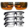 KXHB Adjustable Focus Glasses,Vifocus Eyeglasses,Adjustable Focus Glasses,Flex Focus Adjustable Glasses Dial Vision For Seniors (3pcs)