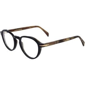 Beckham DAVID DB 7086 bril, zwart beige, 49 voor heren, Zwart/beige, 49 Beckham DAVID DB 7086 bril, zwart beige, 49 voor heren, Zwart/beige, 49