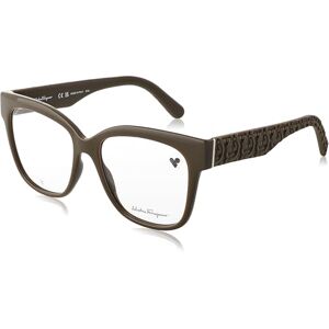 SALVATORE FERRAGAMO Ferragamo Optical damesbril, Donkere Khaki., 54/16/140 SALVATORE FERRAGAMO Ferragamo Optical damesbril, Donkere Khaki., 54/16/140