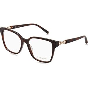 Escada VESD56 bril, Shiny Dark Havana, 54 voor dames, Shiny Dark Havana Escada VESD56 bril, Shiny Dark Havana, 54 voor dames, Shiny Dark Havana