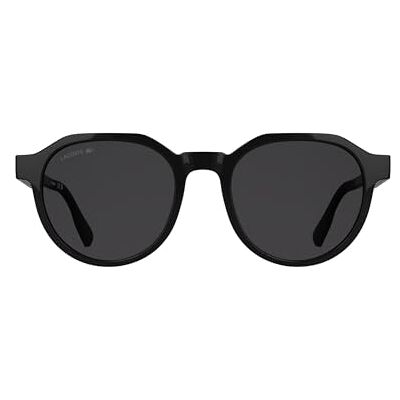 Lacoste Heren zonnebril L6087S Zwart met effen grijze lens Lacoste Heren zonnebril L6087S Zwart met effen grijze lens