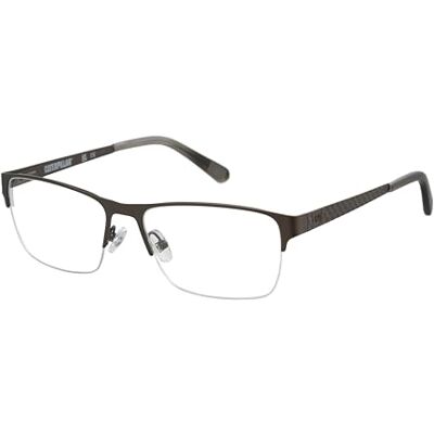 Caterpillar CTO 3039 005 Unisex Metalen Rechthoekige Bril Grijs - Bril Caterpillar CTO 3039 005 Unisex Metalen Rechthoekige Bril Grijs - Bril