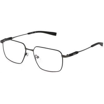 FILA Eyeglass Frame VFI534 Semi Matt Black W/Shiny Gun Parts 56/16/145 Herenbril, Zwart (Semi Matt Black W/Shiny Gun Parts), 56/16/145 FILA Eyeglass Frame VFI534 Semi Matt Black W/Shiny Gun Parts 56/16/145 Herenbril, Zwart (Semi Matt Black W/Shiny Gun Parts), 56/16/145