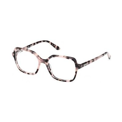 GUESS GU50164 Pink/avana 51/16/135 TEEN Brilmonturen GUESS GU50164 Pink/avana 51/16/135 TEEN Brilmonturen
