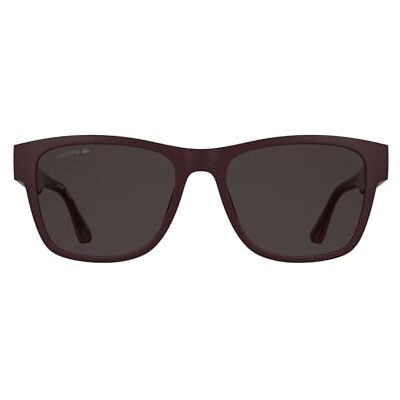 Lacoste Heren Zonnebril L6084S Mat Bordeaux met Solid Wine Lens Lacoste Heren Zonnebril L6084S Mat Bordeaux met Solid Wine Lens