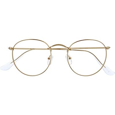 OPULIZE Sol Blauw Licht Blokkerende Bril Cool Retro Vermindert Glare Anti Hoofdpijn Verbeteren Slaap Computer Gaming Mens Womens B94, Goud, +2.00 Magnification OPULIZE Sol Blauw Licht Blokkerende Bril Cool Retro Vermindert Glare Anti Hoofdpijn Verbeteren Slaap Computer Gaming Mens Womens B94, Goud, +2.00 Magnification