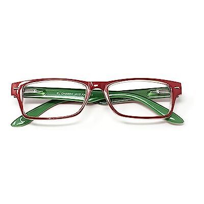 Kansas Leesbril Rood/Groen - Vergroting 2,5 Kansas Leesbril Rood/Groen - Vergroting 2,5