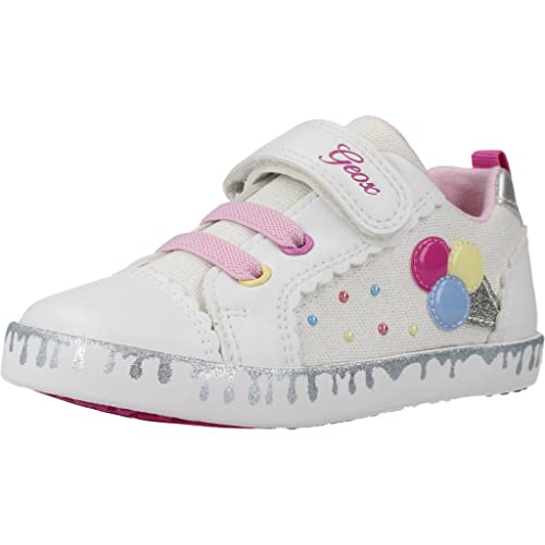 Geox Babymeisjes B Kilwi Girl Sneaker, wit, 21 EU, wit, 21 EU