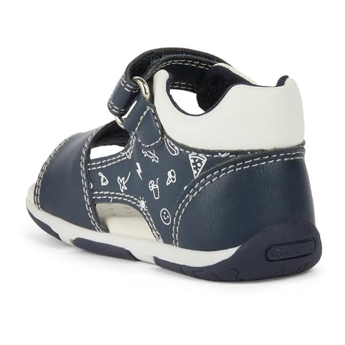 Geox Babyjongens Tapuz Boy B sandaal, rood (navy red), 20 EU