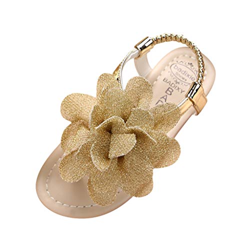 Generisch Baby slipschoenen prinses meisjes vaste schoenen kinderen casual schoenen baby sandalen schoenen bloem babyschoenen schoenen schoenen zwart, geel, 28 EU