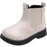 TDEOK Winterschoenen 32 jongens peuterschoenen korte laarzen meisjes school leren schoenen kinderwinterschoenen, beige, 28 EU