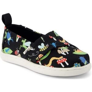 TOMS Klassieke Alpargata Loafer Plat, Black Glow in The Dark Bugs, 4 UK, Zwarte gloed in de donkere insecten, 4 UK TOMS Klassieke Alpargata Loafer Plat, Black Glow in The Dark Bugs, 4 UK, Zwarte gloed in de donkere insecten, 4 UK