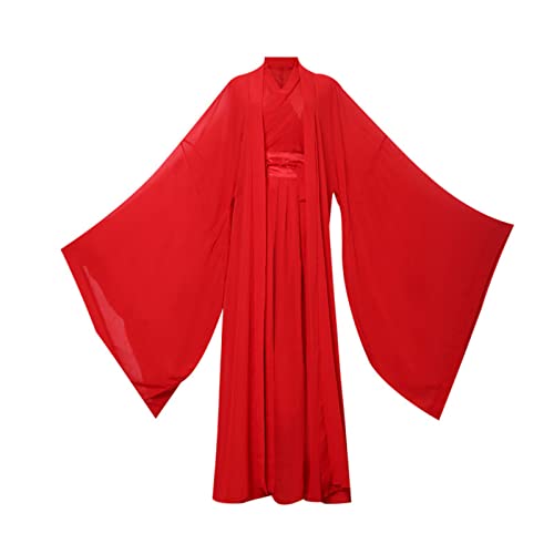 OZMDXKJ Traditionele Flowy Hanfu Chinese Traditionele Oude Hanfu Deluxe Dames Cosplay-Outfit,M=160-170cm,A