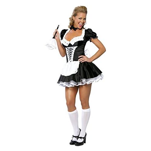 SHANHE Grote maat S-6XL sexy kostuums dames nacht Franse meid cosplay kostuum voor Halloween exotische dienaar jurk-kostuum, 4XL