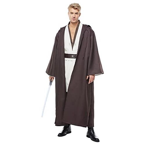 Kostor Star Wars kostuum Obi Wan Kenobi kostuum Jedi kostuums voor volwassenen heren XXXL