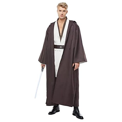 Kostor Star Wars kostuum Obi Wan Kenobi kostuum Jedi kostuums voor volwassenen heren L