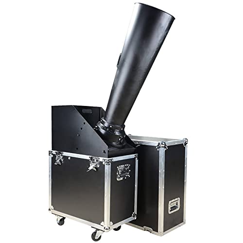 PASPRT Handmatige bediening met Flight Case bruiloft confetti kanon, Co2 Confetti kanon machine, voor Disco Nachtclub Stage Party