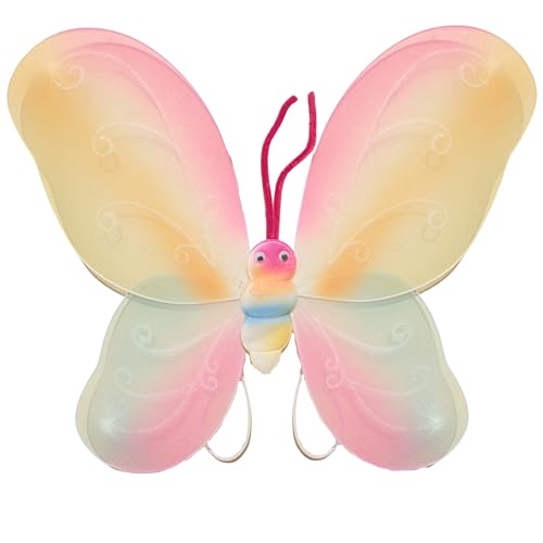 Topkids Accessories Tinkerbell-kostuum, grote feeënvleugels voor volwassenen en grote kinderen, engelenvleugels voor kinderen, engelenvleugels voor kinderen, vlinderkostuum voor kinderen,