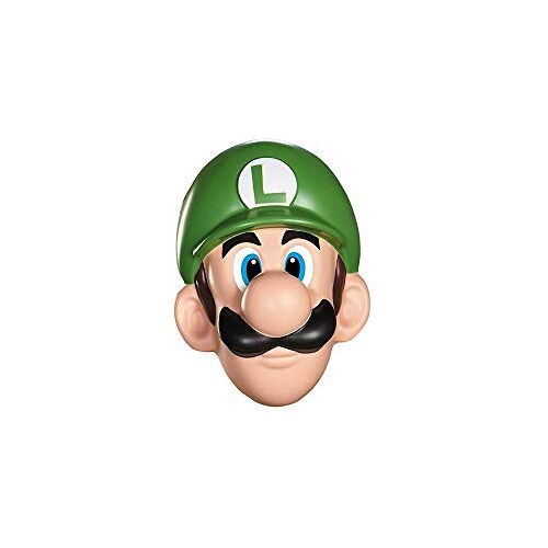 SUPER MARIO 13384 Luigi Masker voor Volwassenen, Groen, One Size