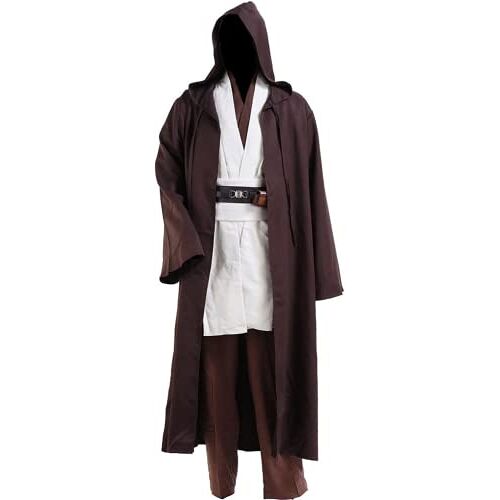 Kostor Star Wars kostuum Obi Wan Kenobi kostuum Jedi kostuums voor heren S