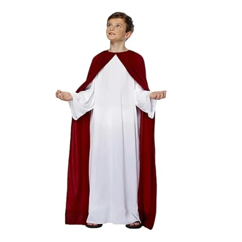 SATCOP Mannen Jezus en Maagd Maria Kostuum Romeinse Griekse Vrouwen Nun Party Cosplay Kostuum Maagd Maria Religieuze Zus Halloween Jurk Adul