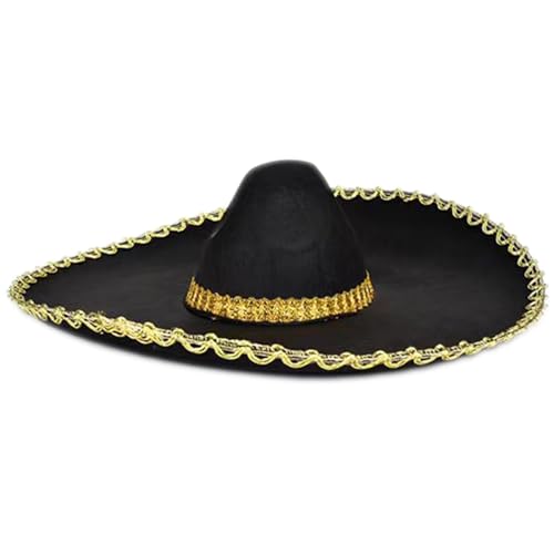 FENOHREFE Mexico Sombrero Hoed Dames Halloween Carnaval Festival Hoed Met Opgerolde Rand Festival Mexico Hoed Voor Volwassen Mexico Hoeden Voor Mannen Mexico Hoeden Voor Feest Mexico Hoeden Voor Vrouwen Mexico