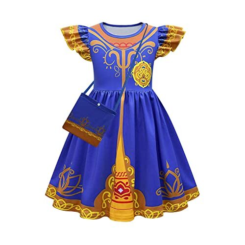 Seaehey Mira Kostuum Blauw Mira Detective Prinses Kostuum Ch-ild Koninklijke Detective Cosplay Jurk Detective Spy Kostuum Halloween Carnaval Cartoon Outfit, Blauw, M