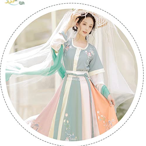 SHAPLE Oude Traditionele Chinese Kostuum Prestaties Jurk Traditionele Flowy Hanfu (Color : B, Size : M=160-165cm)