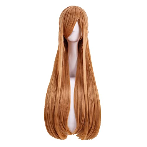 HBYLEE Pruik Anime Cosplay Rollenspel voor Sword Art Online Yuuki Asuna Cosplay Pruiken SAO Yuki Asuna Lange Haar Pruik [Kleur:-]