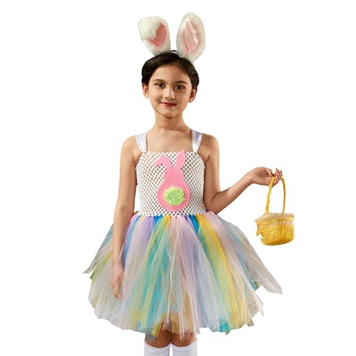 Ibuloule Konijn Tutu jurk Dierlijke Tutu rok Halloween verkleedkostuum, Tutu outfit, kerst cosplay kostuum voor meisjes van 2-10 jaar