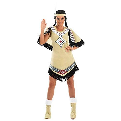 Fun Shack Indianenkostuum voor dames, Cowboy Indiase jurk voor vrouwen, cowgirl kostuum, sexy dameskostuum, indianenkostuum, maat XXL
