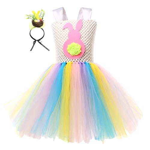 higyee Bunny Tutu-jurk voor meisjes Dierlijke Tutu rok,Halloween verkleedkostuum, Tutu outfit, kerst cosplay kostuum voor meisjes van 2-10 jaar